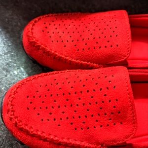 NWOT cherry red shoes